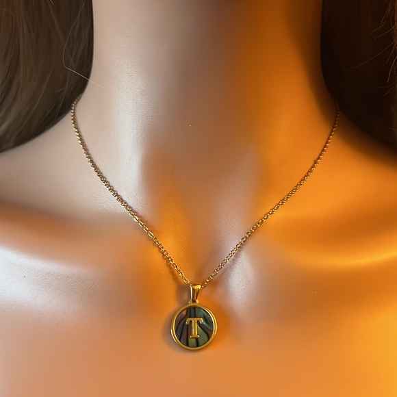 T Letter Necklace - Picture 2 of 4